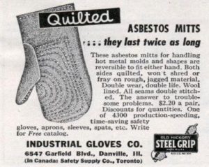 Asbestos Mitts